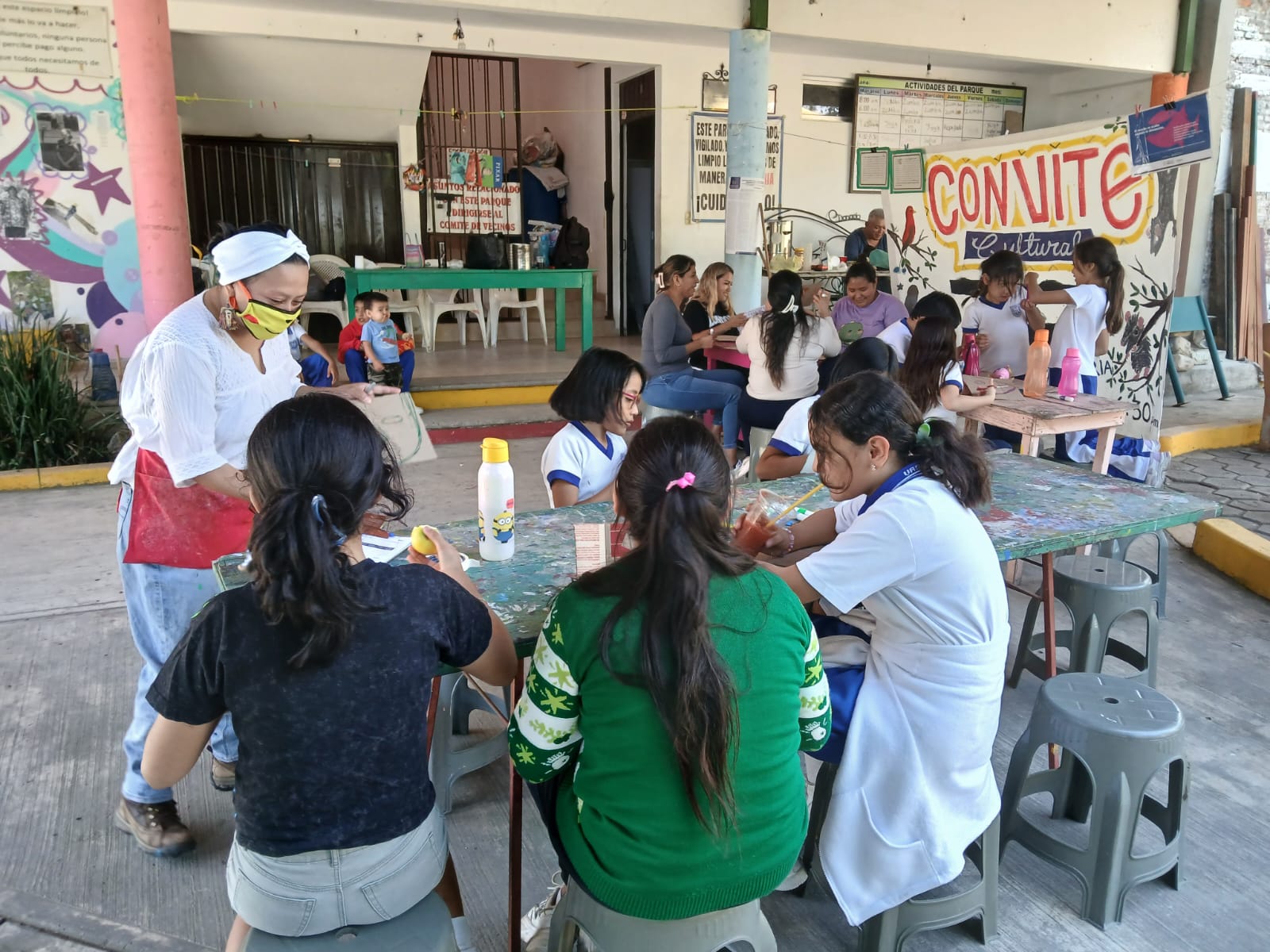 Convite cultural en el Parque Ramón Hernández Navarro, Cuernavaca, Morelos